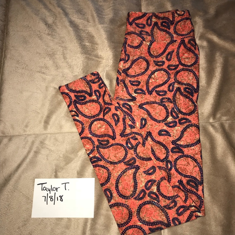 Lularoe OS leggings EUC